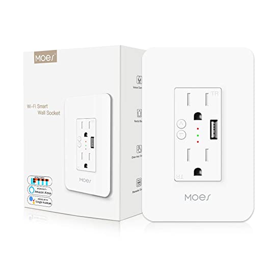 MOES WiFi Smart Wall Outlet 1