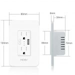 MOES WiFi Smart Wall Outlet 6