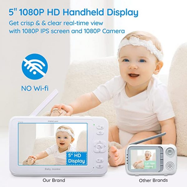 Campark Video Baby Monitor with Camera Infant Optics Digital Cam