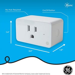 Indoor/Outdoor Smart Plug, Wi-Fi Outlet with 3 Sockets Compatible with  Alexa, Google Home