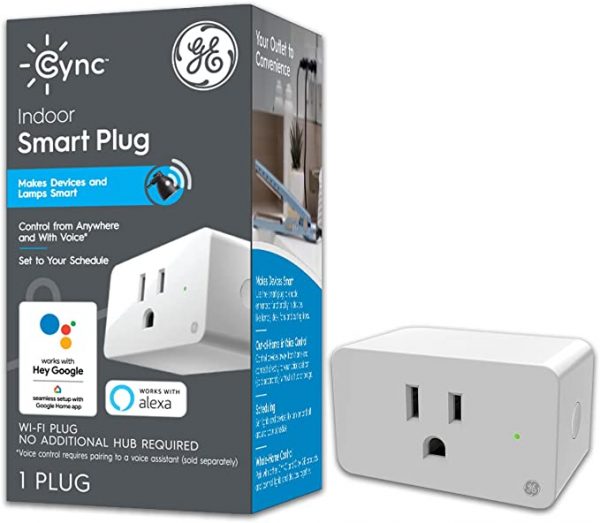 C by GE On/Off Smart Plug with Smart Bridge, Alexa + Google Home