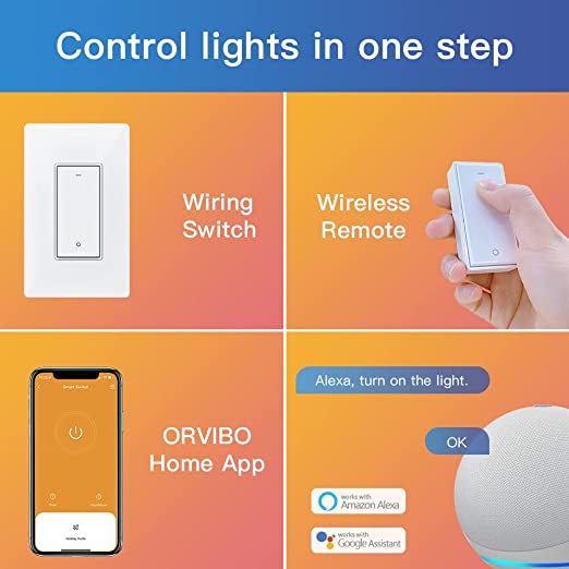 Gosund 3-Way Smart Light Switch, Wi-Fi for Light Compatible with
