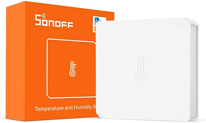 SONOFF Zigbee Smart Indoor Temperature Humidity Sensor,Zigbee Hygrometer  Thermometer Works with Alexa Google Home Smartthings IFTTT