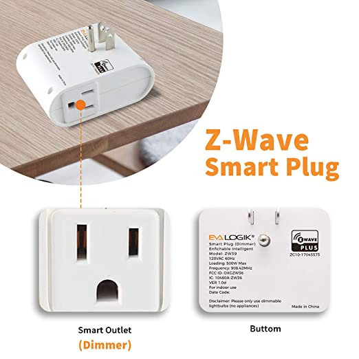 Z-Wave Plus Smart Light Dimmer Plug4
