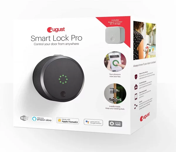 august smart lock pro connect dark gray 5