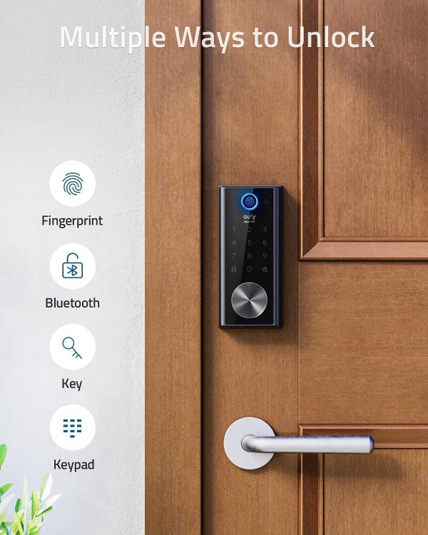 Eufy security smart lock touch fingerprint keyless 4