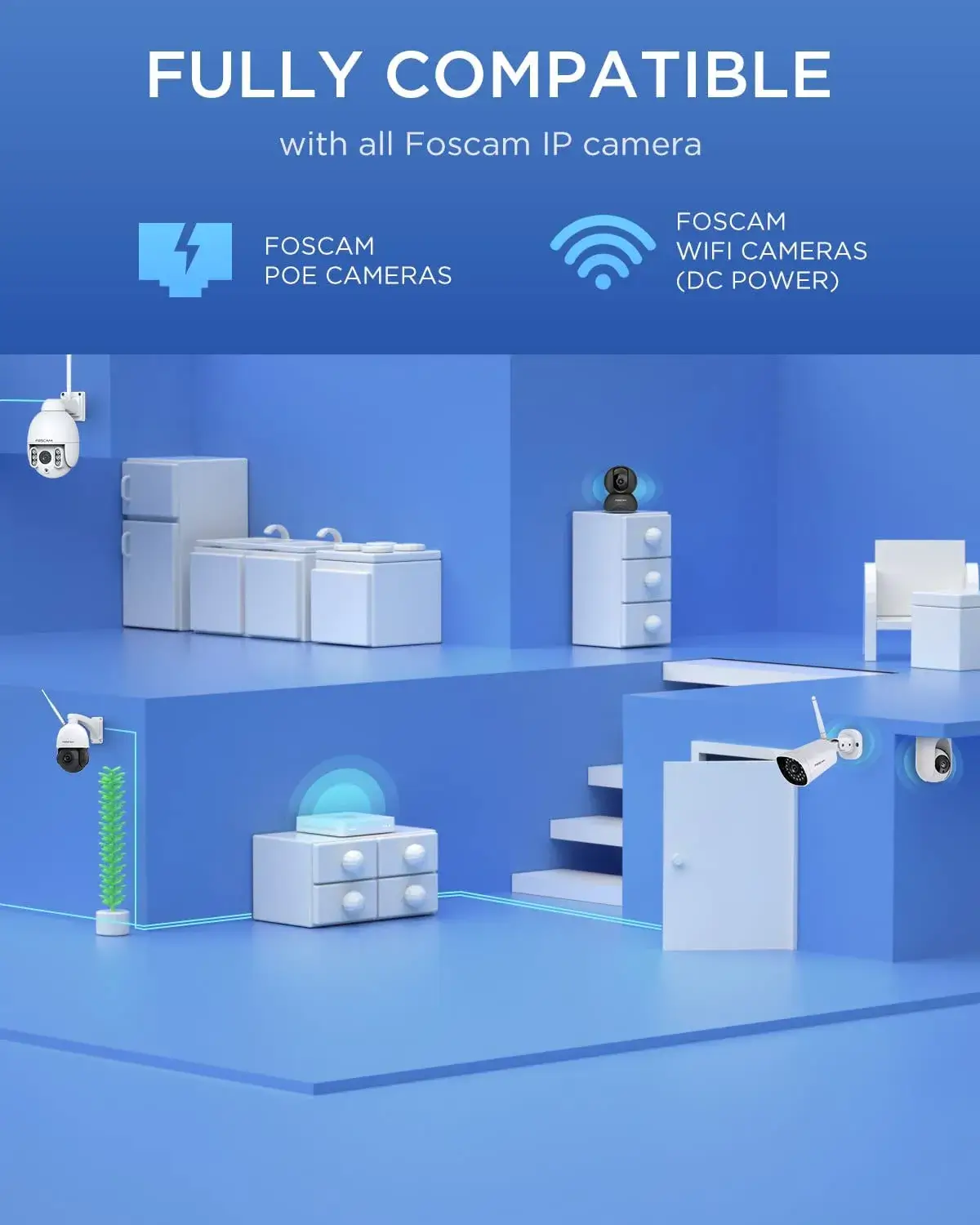 foscam home security camera r4s 4mp wifi 3