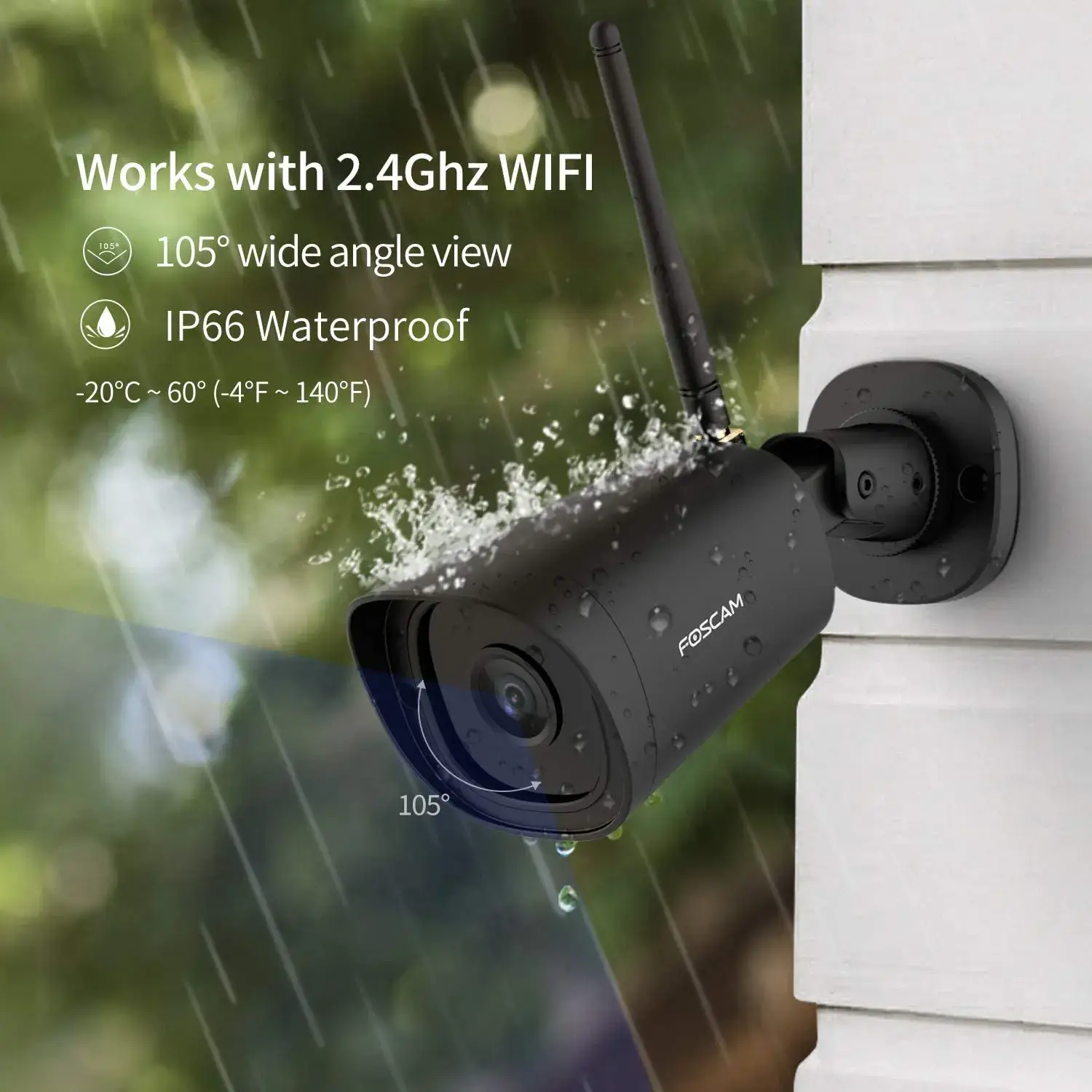 Outdoor security camera foscam g2 1080p 2