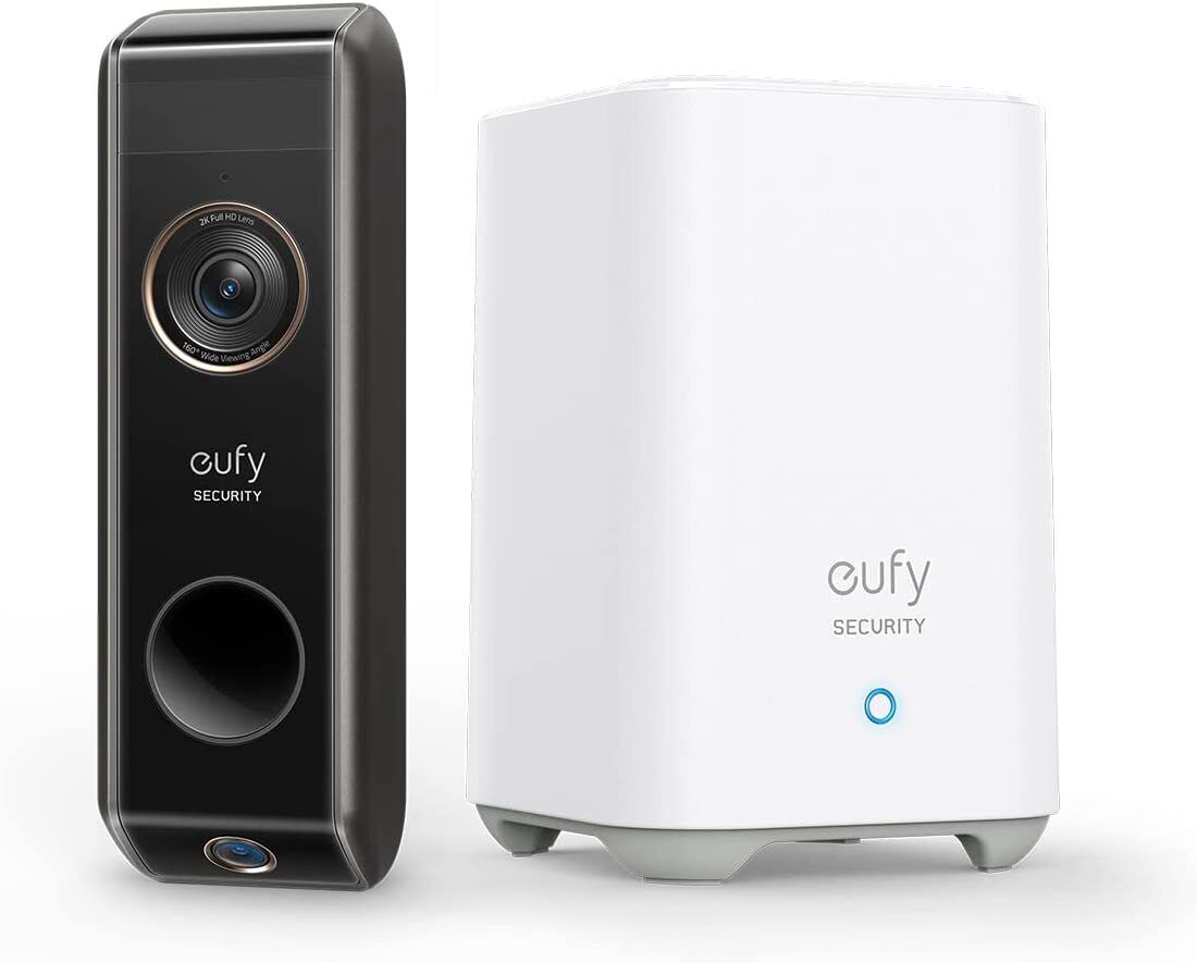 eufy security wireless video doorbell 2k dual camera dual motion detect