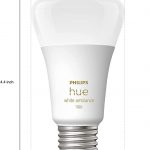 Philips Hue White Ambiance A19 Medium Lumen Smart Bulb 4