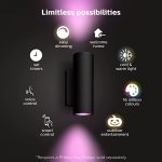 Philips Hue White and Color Outdoor Wall Light 2