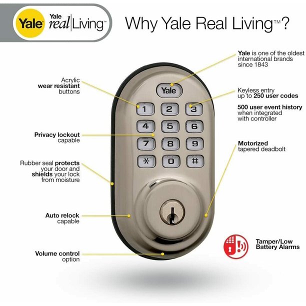 Yale YRD210 ZW 619 Real Living Z-wave 4