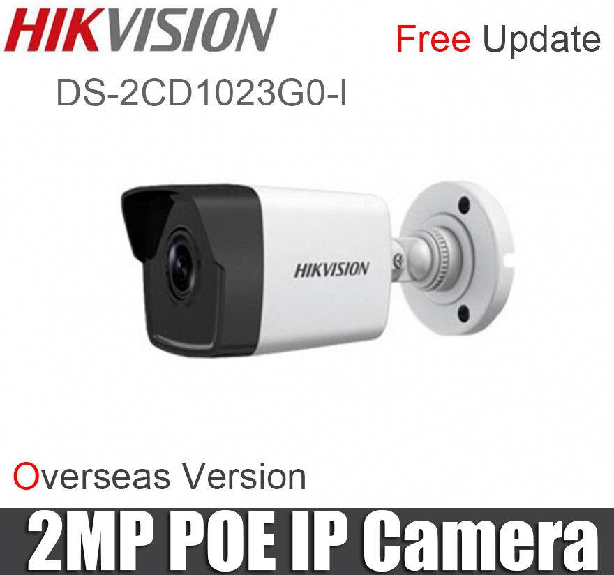 Hikvision Original 2MP IP Camera DS-2CD1023G0-I Bullet Camera 1080P H.265 IR30m