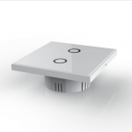 z-wave wireless smart remote control wall light switch 2 gang 01