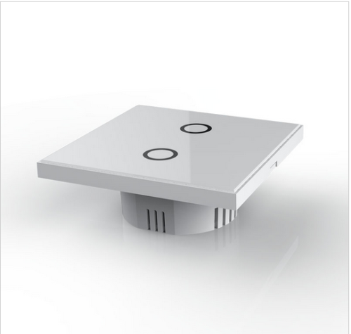 z-wave wireless smart remote control wall light switch 2 gang 01