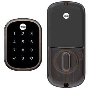 yale assure lock sl slim key free touchscreen keypad deadbolt oil rubbed